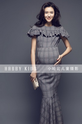 小哈比孕妇摄影作品