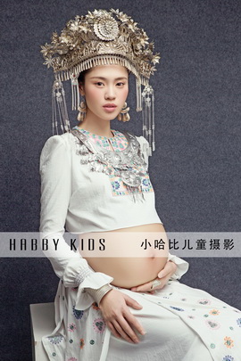 小哈比孕妇摄影作品