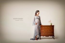 小哈比孕妇摄影作品