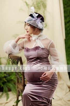 小哈比孕妇摄影作品