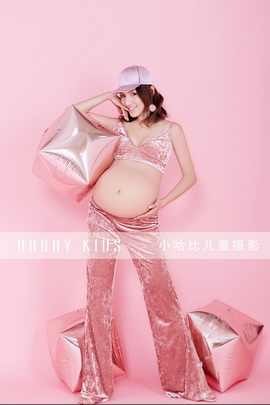小哈比孕妇摄影作品